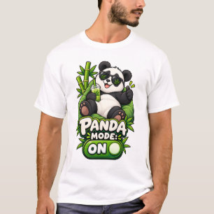Panda-Modus aktiviert T-Shirt