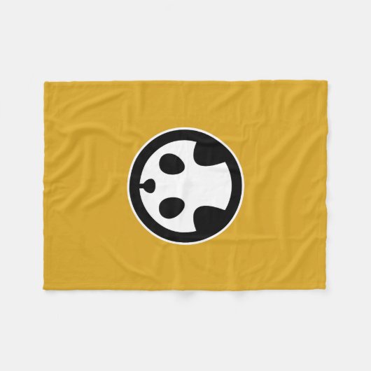 Panda mon fleecedecke (Vorderseite (Horizontal))