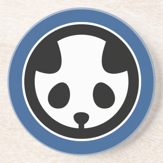 Panda mon sandstein untersetzer (Vorne)