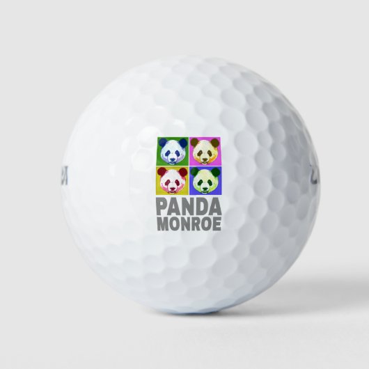Panda Monroe Bear Pop Golfball (Vorderseite)