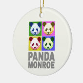Panda Monroe Bear Pop Keramik Ornament (Links)