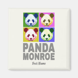Panda Monroe Bear Pop Magnet