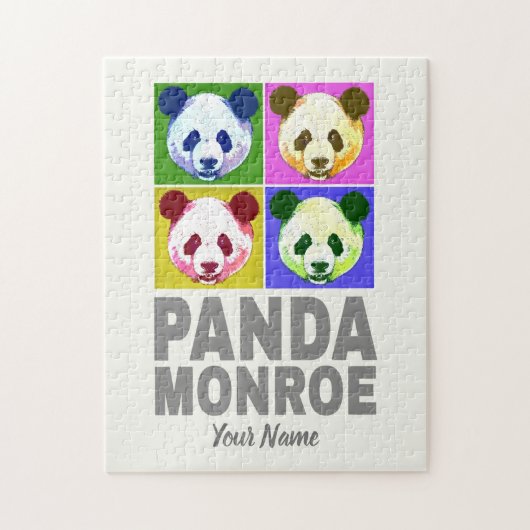 Panda Monroe Bear Pop Puzzle (Vertikal)