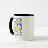 Panda Monroe Bear Pop Tasse (Vorderseite Links)