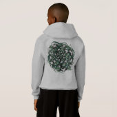 Panda-Monster Hoodie (Schwarz voll)