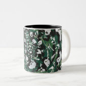 Panda-Monster Zweifarbige Tasse (VorderseiteRechts)