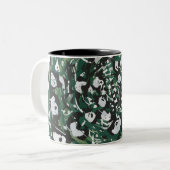 Panda-Monster Zweifarbige Tasse (Vorderseite Links)