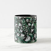 Panda-Monster Zweifarbige Tasse (Mittel)