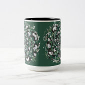 Panda-Monster Zweifarbige Tasse (Mittel)
