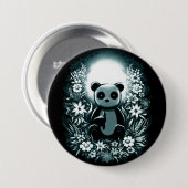 Panda Moon Button (Vorne & Hinten)