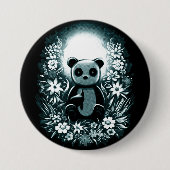 Panda Moon Button (Vorderseite)