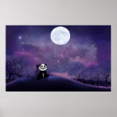 Panda Moon Poster (Vorne)