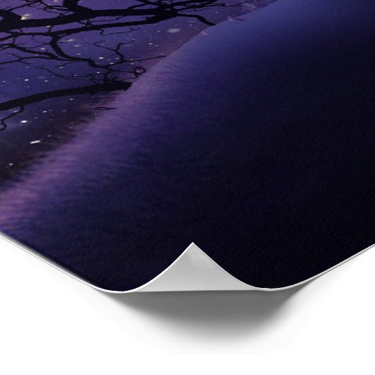 Panda Moon Poster (Ecke)