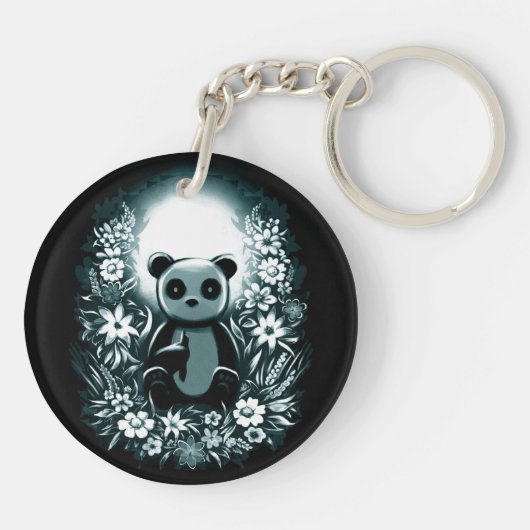 Panda Moon Schlüsselanhänger (Rückseite)