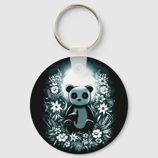Panda Moon Schlüsselanhänger (Vorderseite)