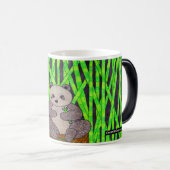 Panda - Morphing Mug Verwandlungstasse (VorderseiteRechts)