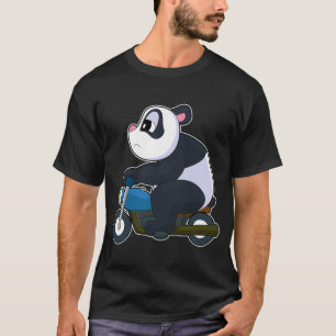 Panda Motorrad T-Shirt