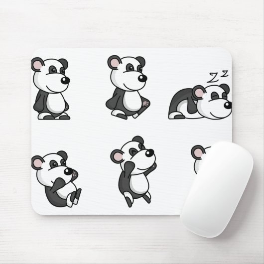Panda Mousepad (Mit Mouse)