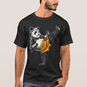Panda Muay Thai Kämpfer T-Shirt