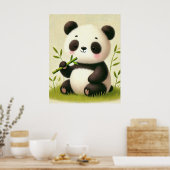 Panda Munchies Poster (Küche)