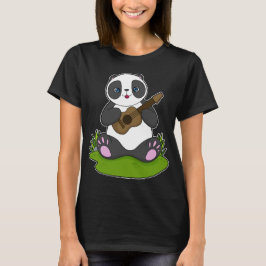Panda Musician Gitarre T-Shirt
