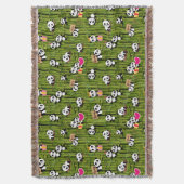 Panda-Muster 2 Decke (Vorderseite Vertikal)