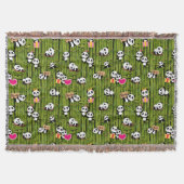 Panda-Muster 2 Decke (Vorderseite)