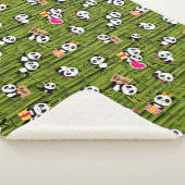 Panda-Muster 2 Sherpadecke (3/4)