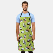 Panda-Muster 3 Schürze (Getragen)