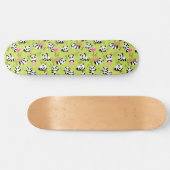 Panda-Muster 3 Skateboard (Horizontal)