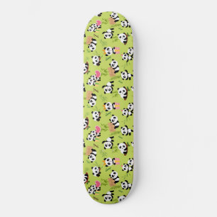 Panda-Muster 3 Skateboard