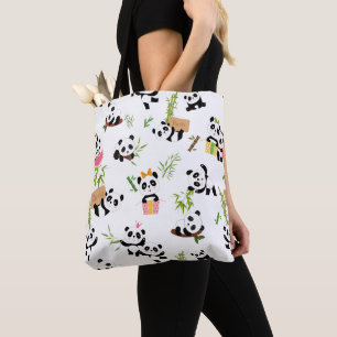 Panda-Muster Tasche