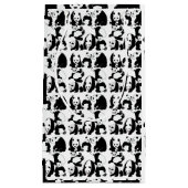 Panda Muster White BG Kleine Geschenktüte (Vorderseite)