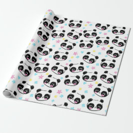 Panda Muster Wrapping Paper Geschenkpapier