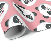 Panda Muster Wrapping Paper Geschenkpapier (Rolleneckpunkt)