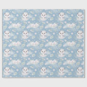 Panda Muster Wrapping Paper Geschenkpapier (Flach)