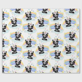 Panda Muster Wrapping Paper Geschenkpapier (Flach)