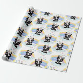 Panda Muster Wrapping Paper Geschenkpapier (Ungerollt)