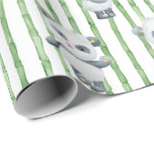 Panda Muster Wrapping Paper Geschenkpapier (Rolleneckpunkt)