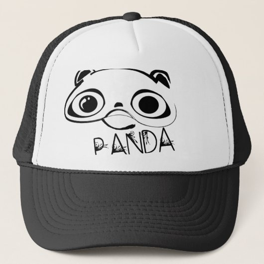 PANDA-MÜTZE TRUCKERKAPPE (Vorderseite)