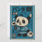 Panda nach Dark Einladung (Vorderseite)