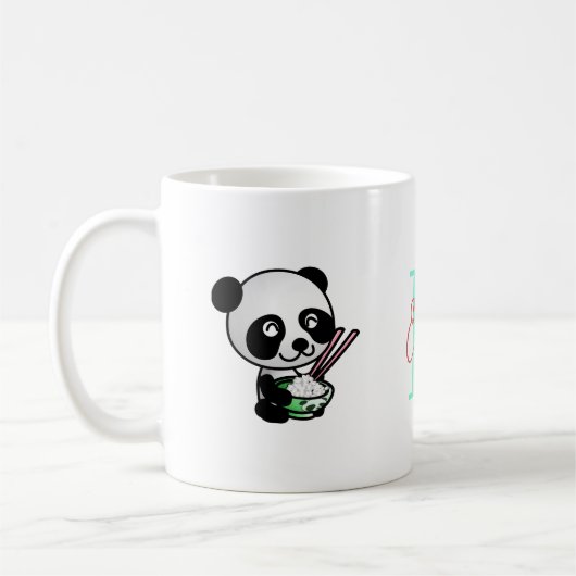 Panda nannte Tasse (Links)