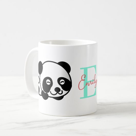 Panda nannte Tasse (Vorderseite Links)
