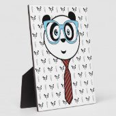 Panda Nerd Fotoplatte (Seite)