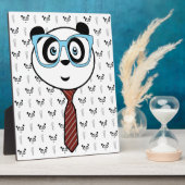 Panda Nerd Fotoplatte (Seite)