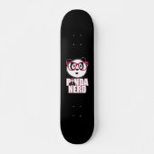 Panda Nerd Girl Skateboard (Vorne)