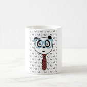 Panda Nerd - Hintergrund 2 Kaffeetasse (Mittel)