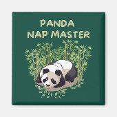 Panda Nickerchen Master Magnet (Vorne)