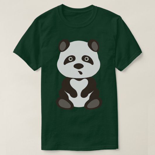 Panda Niedlich T-Shirt (Design vorne)