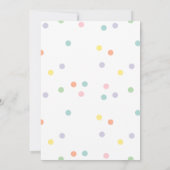 Panda niedlicher leuchtender mehrfarbiger Geburtst (Rückseite)